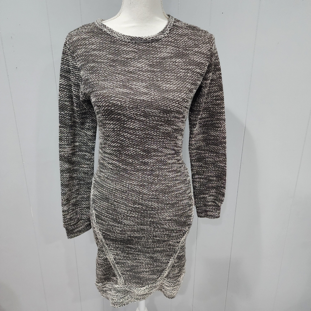 Loveappella Dress Gray/white Size S EUC